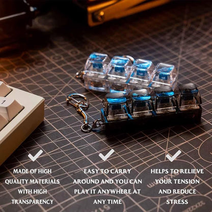 The LuminiKeys Clicker Keychain