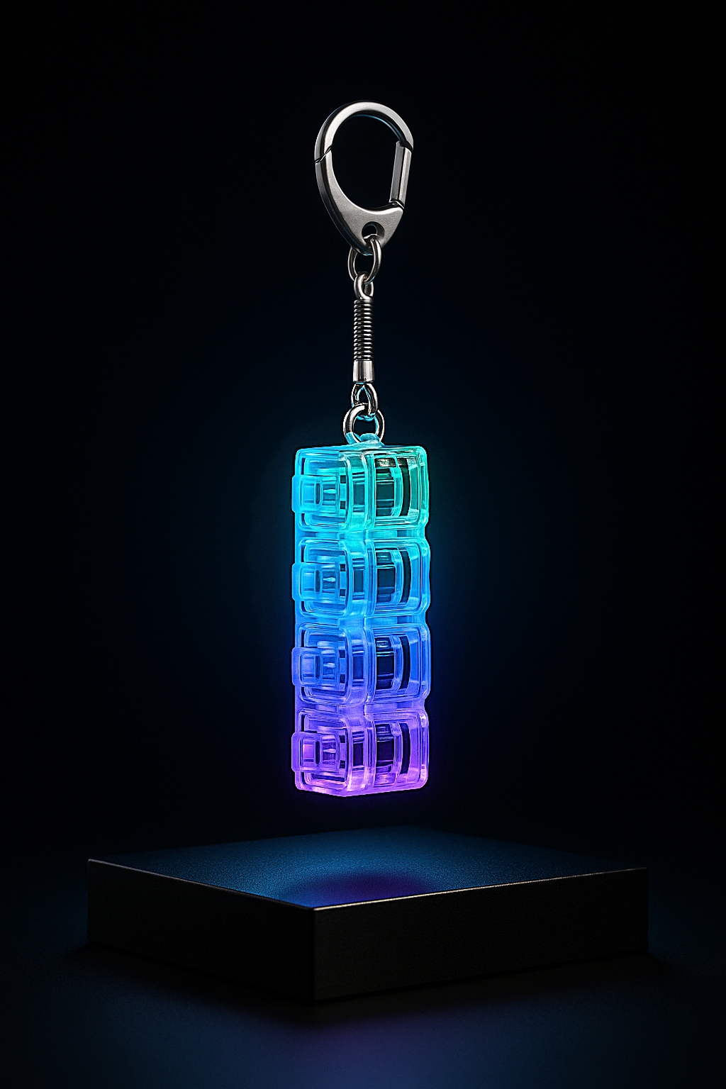 The LuminiKeys Clicker Keychain